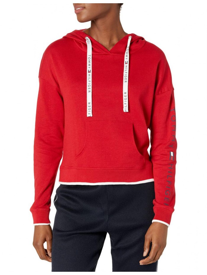 Hilfiger Women's Lounge Sleep Sweatshirt Hoodie 