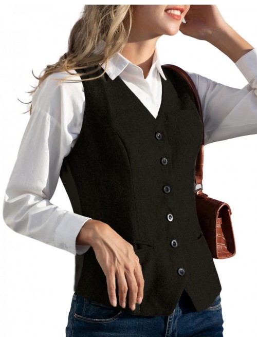 Vintage Vest Fully Lined Formal Business Dress Sui...