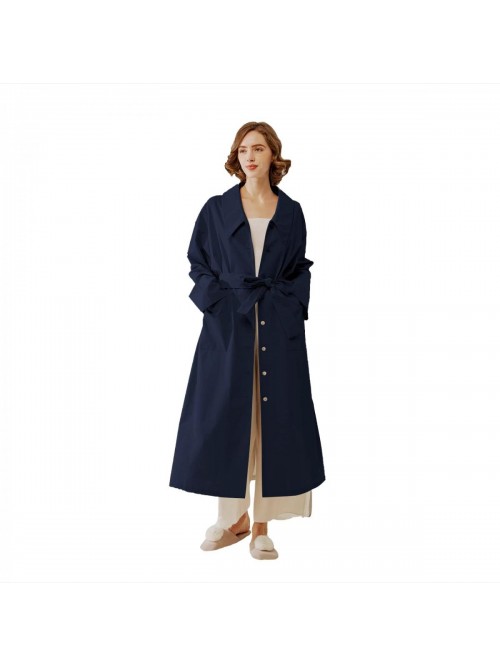 Women's Single Breasted Trench Coat Windproof Clas...