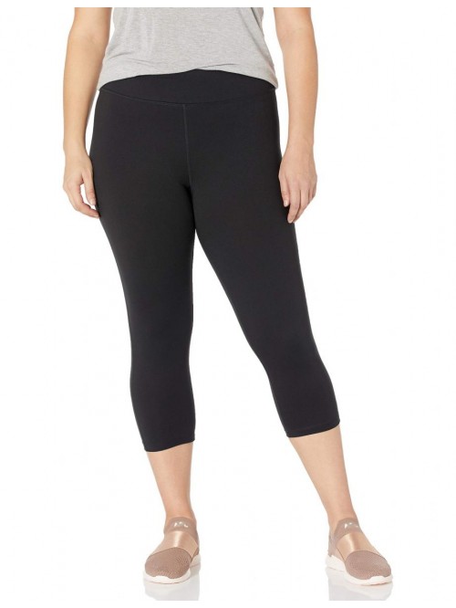 MY SIZE Women's Plus Size Active Stretch Capri 