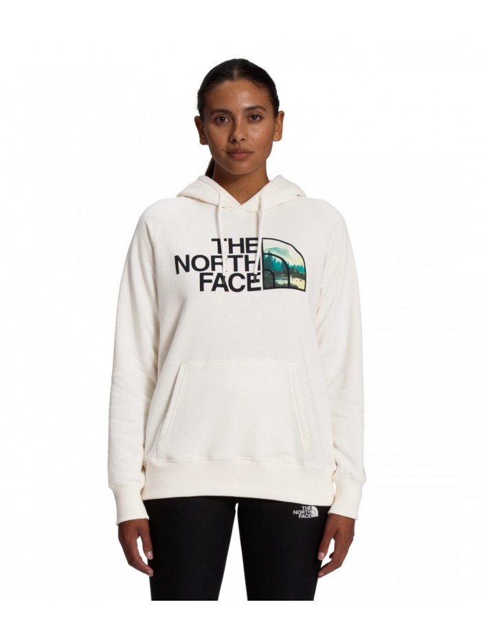 North Face Women's Half Dome Pullover Hoodie Sweatshirt (Standard and Plus Sizes) 