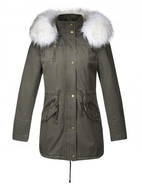 Bellivera Women Twill Parka Jacket, Winter Fashion...