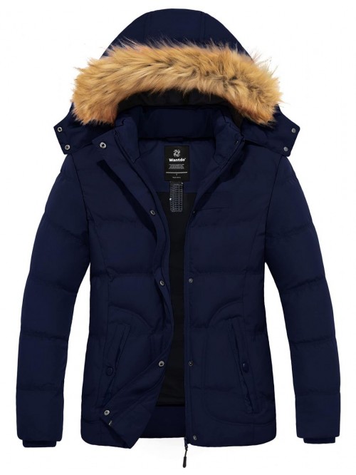 Wantdo Women's Hooded Winter Coat Thicken Quilted ...